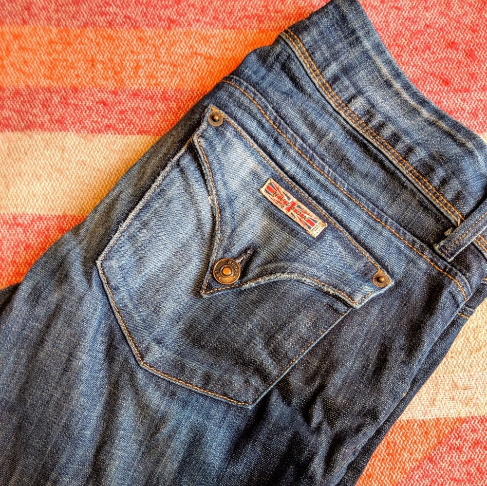 Hudson Low Rise Jeans in Dark Wash - Picture 2 of 5